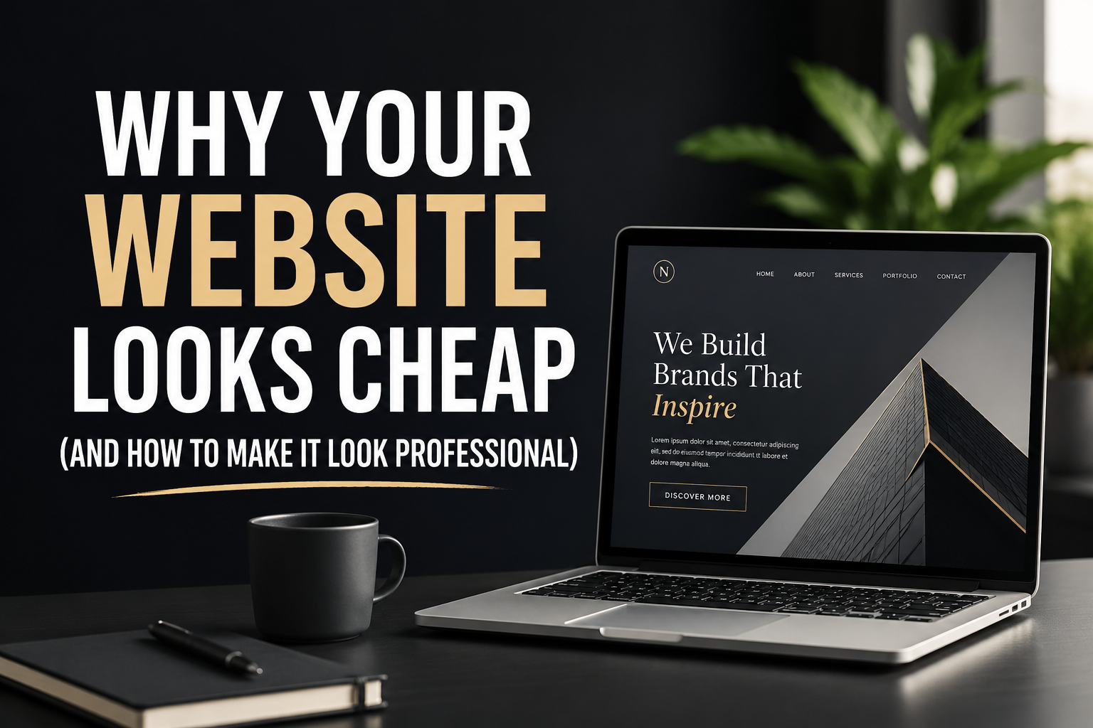 Why Your Website Looks Cheap (And How to Make It Look Professional)